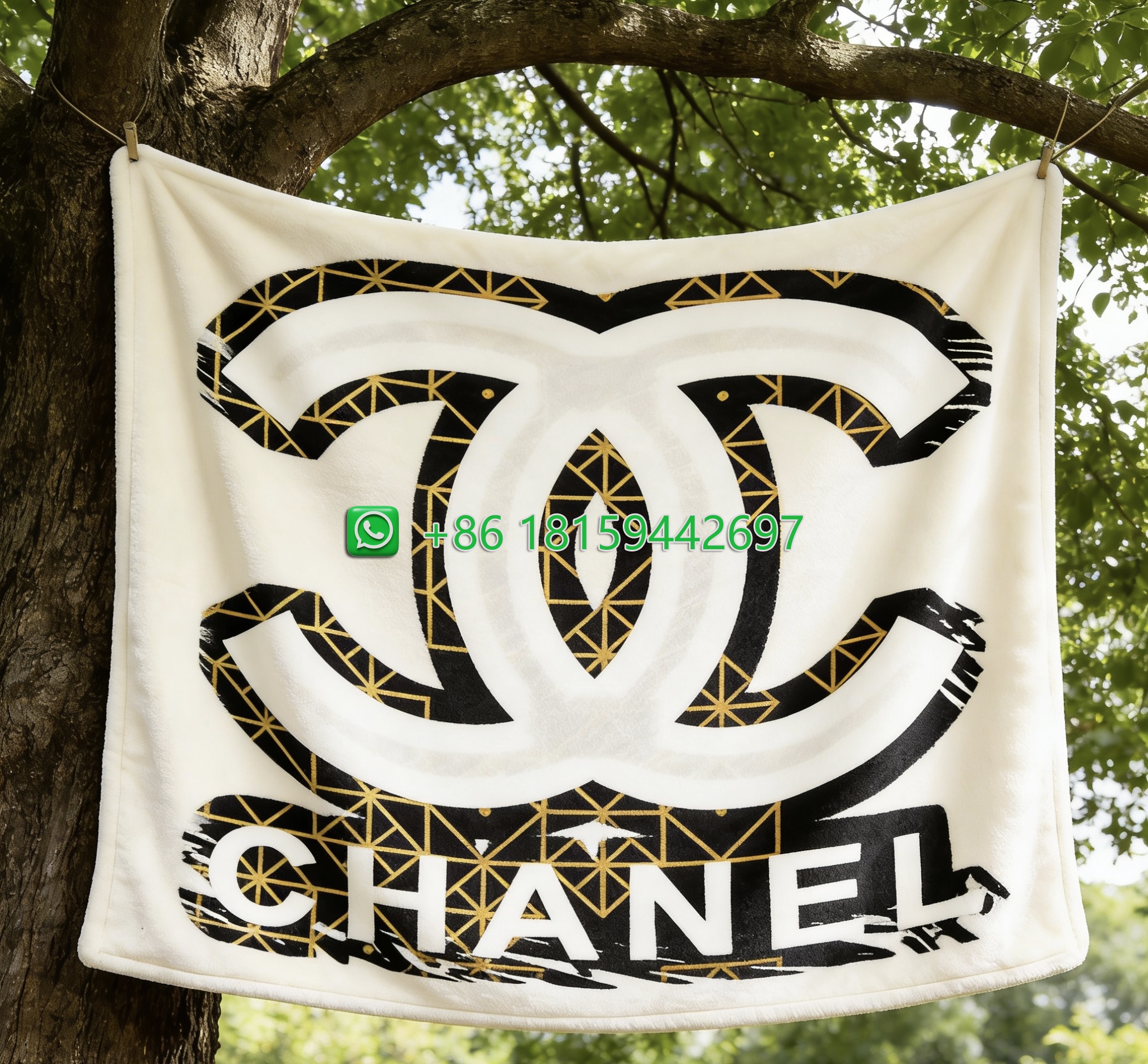Chanel Throw Blankets